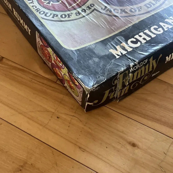 Michigan Rummy World Of Family Fun Board Game COMPLETE Hasbro 1971 Vintage - Picture 3 of 5
